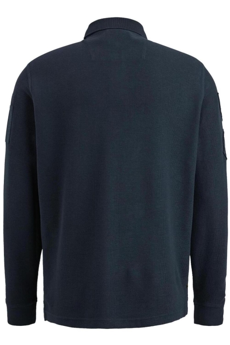 PME legend long sleeve polo structured pique